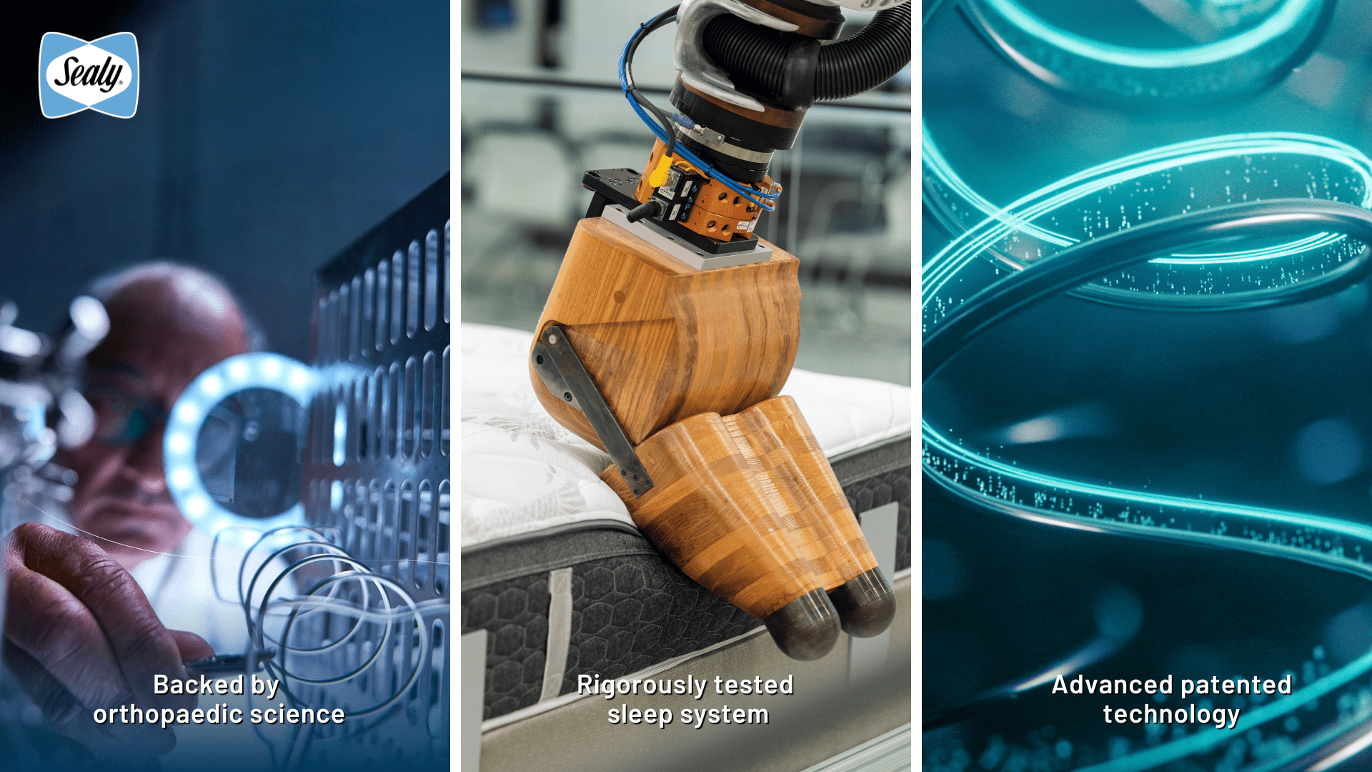 145 Years of Better Sleep: How Sealy Continues to Lead Luxury Mattress Innovation 2 Sealy mattress innovation process from orthopaedic research through rigorous testing to advanced technology